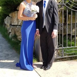 Royal Blue Jovani Prom Dress